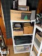 Salvage Lot- Misc. Items Including- Computer, Monitor, Lamps, Shelving, Etc. (BUYER RESPONSIBLE FOR REMOVAL)