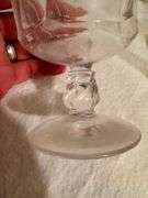 Pressed Glass Dessert Set - Footed Bowls and Creamers