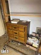 Salvage Lot- Misc. Items Including- Computer, Monitor, Lamps, Shelving, Etc. (BUYER RESPONSIBLE FOR REMOVAL)