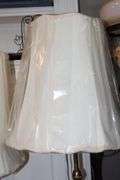 Brass Table Lamp with shade   40"x16"                        **Matching style Lot #27