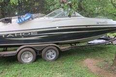 2007 Tahoe 216 Ski Boat on Tahoe Heavy Duty Trail and MerCruser Motor (Has been Winterized) with Boat Cover and Some additional Items
