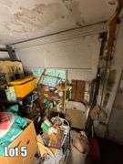 Salvage Lot- Misc. Items Including- Washer & Dryer, Deep Freezer, Tools, Furniture, Etc. (BUYER RESPONSIBLE FOR REMOVAL) ( Items will have to be moved in order to get large items out)