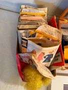 Sewing Lot with Patterns, Threads, and Malden Photo Collage