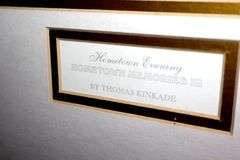 Framed and Matted Wall Art Signed and Numbered by Thomas Kincade 2286/2850 - from series "Hometown Memories - III"    36"x40"