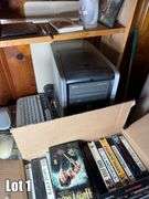 Salvage Lot- Misc. Items Including- Computer, Monitor, Lamps, Shelving, Etc. (BUYER RESPONSIBLE FOR REMOVAL)
