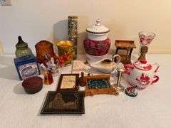 Collectible Assortment - Glassware, Teapot, Decor & More
