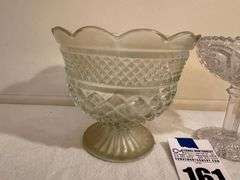 Two Pressed Glass Bowls