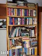 Salvage Lot- Misc. Items Including- Computer, Monitor, Lamps, Shelving, Etc. (BUYER RESPONSIBLE FOR REMOVAL)