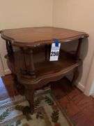 Accent Table with Lower Shelf