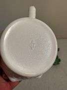 Collection of Dishes with Milk Glass Compote and Leaf Shaped Bowls