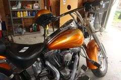 1993  HARLEY-DAVIDSON  FLSTF / Fat Boy 1993 Harley-Davidson Fat Boy Motorcycle 16139 Miles - Amber Flames "Live to Ride-Ride to Live” - Does have title - last ride was approx. a year ago.
