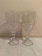 Set of 24 Elegant Crystal Water Goblets