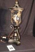 Decorative Table Lamp with unique Globe 21"x8"
