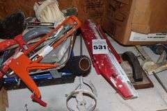 Variety of Paint Supplies - Rollers, Pans Paint Sprayer, Brushes, Stirrers etc.