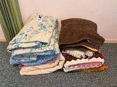 Assorted Blankets and Quilts - Variety of Styles and Textures