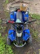 Hawk REX 110cc Blue ATV - Model CY110ATV-2 (Carburetor needs to be cleaned)