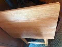 Set of Three Wooden TV Tray Tables