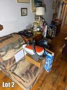 Salvage Lot- Misc. Items Including- Furniture, Artwork, Extension Cords, Tools, Etc. (BUYER RESPONSIBLE FOR REMOVAL)
