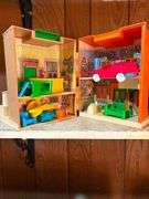 Vintage Style Sesame Street Foldable Playset