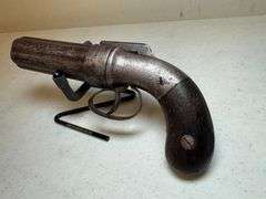 Six-Shot Pepperbox Black Powder Pistol Patented Oct 16 1865