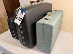 Set of Three Suitcases: Samsonite and American Tourister