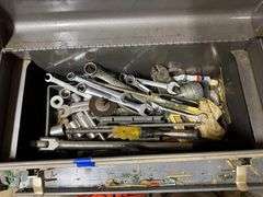 Craftsman Metal Toolbox with Assorted Tools