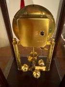 West Germany Anniversary Clock with Glass Case