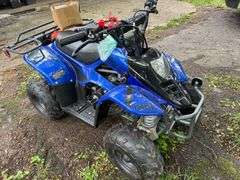 Hawk REX 110cc Blue ATV - Model CY110ATV-2 (Carburetor needs to be cleaned)