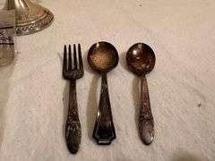 Sterling Silver Candelabra and Assorted Silverware