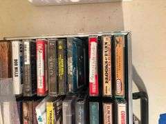 Cassette Tape Lot: Sony Boombox, GE Recorder, RCA Walkman, Tapes & More