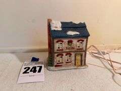 Ceramic Lighted Bakery House