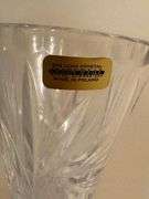 Two Piece Crystal Vase and Bud Vase Set