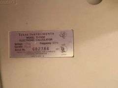Texas Instruments TI-5130 Electronic Calculator with Paper Rolls and Bag