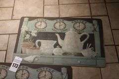 2 Padded Area Mats & rug