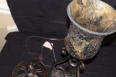 Decorative Table Lamp with unique Globe 21"x8"