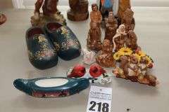 Variety of Decorative items: Wood Ceramic, Pottery, (lighthouse, sea men, Indian, Dutch Shoes, etc.)