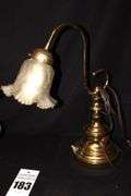 2 Table Lamps -  top globe on one missng