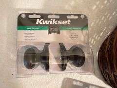 Kwikset Door Knob Sets and Woven Basket