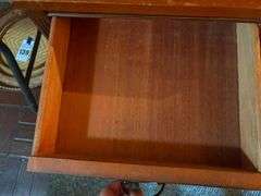Small Wooden Side Table with Drawer