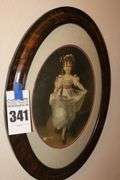 Oval Framed  Vintage Style Print - Young Girl - Thomas Lawrence   23"x17"x5"