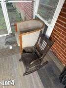 Salvage Lot- Misc. Items Including- Glassware, Furniture, Clothe Rack, Window, Jumper Cables, Etc. (BUYER RESPONSIBLE FOR REMOVAL)