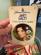 Box of Harlequin Romance Novels