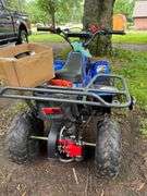 Hawk REX 110cc Blue ATV - Model CY110ATV-2 (Carburetor needs to be cleaned)