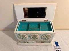 Floral Design Jewelry Music Box
