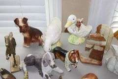 Variety of Animal Figurines (Brass, Ceramic, Porcelain, Marble etc.)