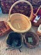 Assorted Woven Baskets - Lot of 7