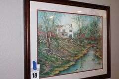 Framed and Matted Wall Art  - Sherry Master Print    25"x31"