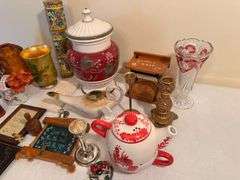 Collectible Assortment - Glassware, Teapot, Decor & More