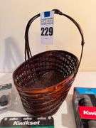 Kwikset Door Knob Sets and Woven Basket