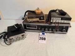 Electra Radio Corp Stereo Receiver and Two Cobra CB Radios